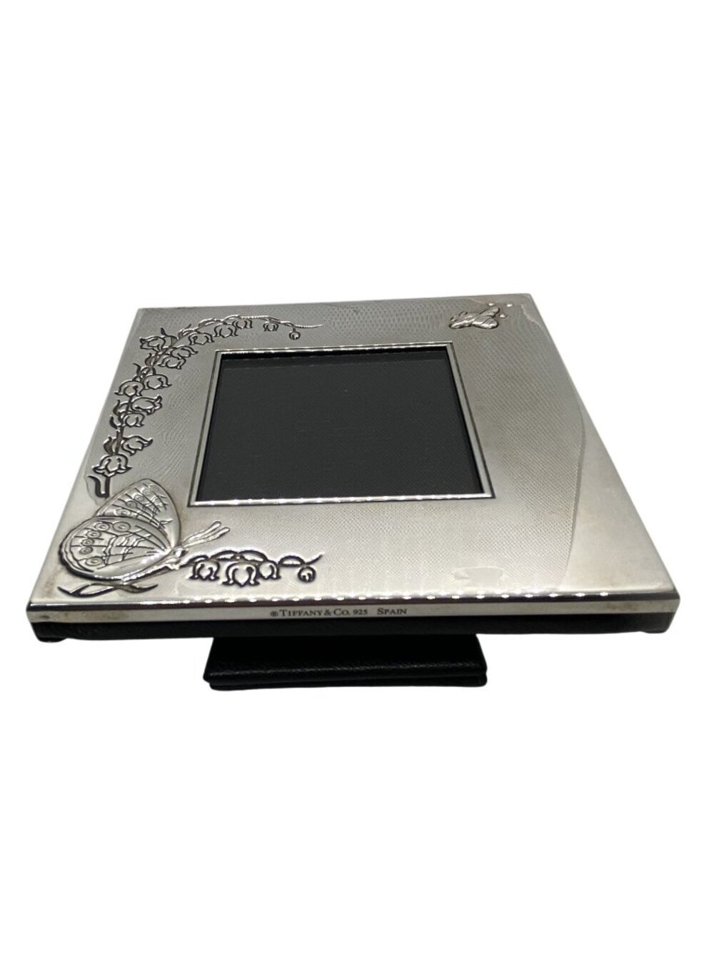 Tiffany & Co Sterling Silver 925 Bee Butterfly Picture Frame 4 x 4"